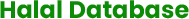 halal database